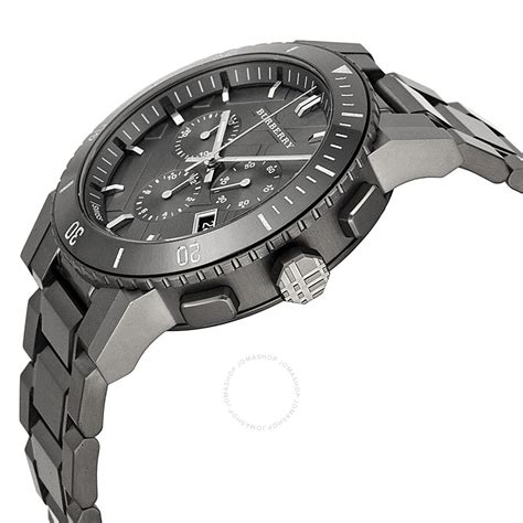 burberry gunmetal grey watches|Burberry chronograph gunmetal.